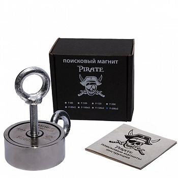 foto поисковый магнит pirate f200х2 двухсторонний (250 кг)