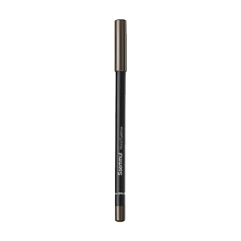 фото олівець для брів the saem saemmul wood eyebrow, 03 black brown, 0.2 г