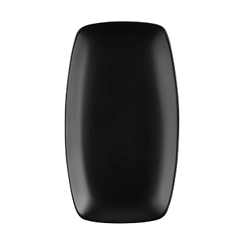 фото блюдо ardesto molize керамічне, прямокутне, чорне, 25*14 см (ar2925mb)