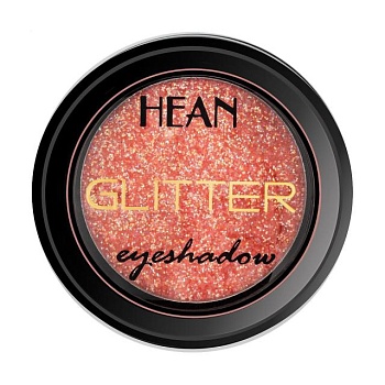 фото тіні для повік hean glitter eyeshadow, flamingo, 1.5 г