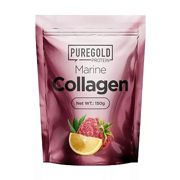 фото дієтична добавка колаген в порошку pure gold protein marine collagen lemonade, 150 г
