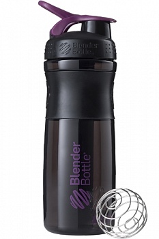 foto бутылка-шейкер спортивная blenderbottle sportmixer 820ml black-plum, original r144857