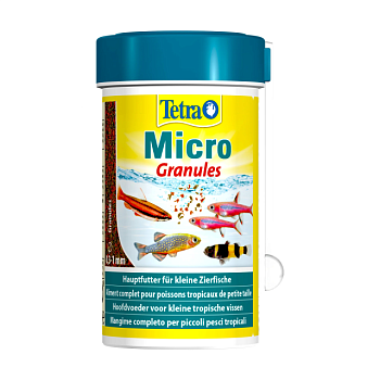фото корм для акваріумних дрібних риб tetra micro granules мікрогранули, 100 мл