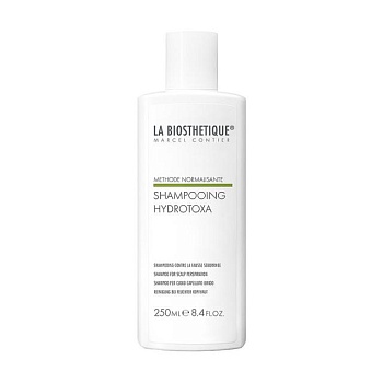 фото шампунь la biosthetique methode normalisante shampooing hydrotoxa для перезволоженої шкіри голови, 250 мл