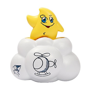 foto іграшка для купання lindo хмаринка-зірка, від 3 років (8366-50a)