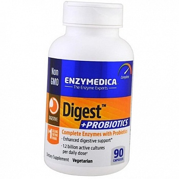 foto digest + probiotics enzymedica 90капс (69466007)