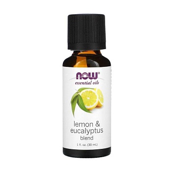 foto ефірна олія now foods lemon eucalyptus oil олія лимона та евкаліпту, 30 мл