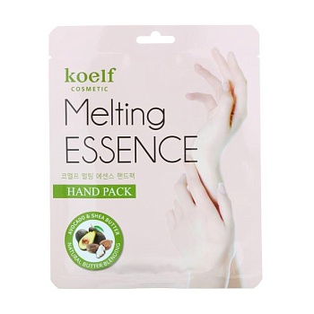 foto маска для рук petitfee & koelf melting essence hand pack, 14 г