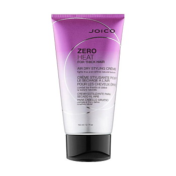фото стилізувальний крем для укладання волосся joico zero heat for thick hair air dry styling creme для густого волосся, 150 мл