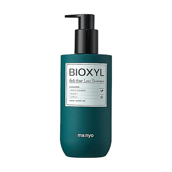 фото шампунь проти випадіння волосся manyo bioxyl anti-hair loss shampoo, 480 мл