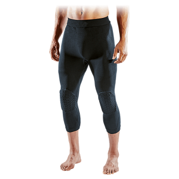 foto компрессионные штаны с защитой mcdavid elite hex® 2-pad 3/4 tight(749) s черный