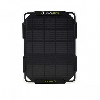 foto солнечная панель goal zero nomad 5 solar panel black/green (gz.11500)