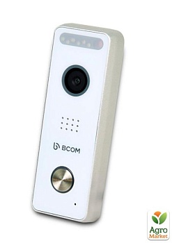 фото виклична відеопанель bcom bt-400fhd/t white з підтримкою tuya smart
