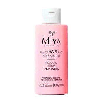 фото ензимний шампунь-скраб для волосся miya cosmetics superhairday, 150 мл