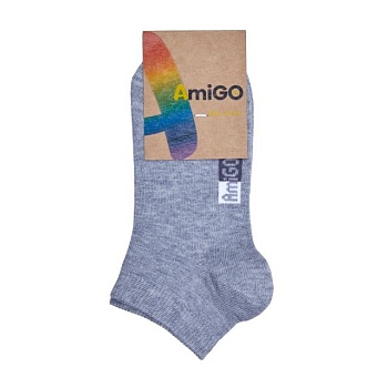 фото шкарпетки дитячі amigo сірий меланж, розмір 20-22, (sd2020-14)