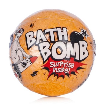 фото бомбочка для ванн laq сюрприз, помаранчева, 110 г