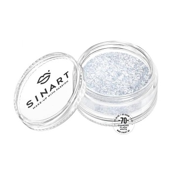 фото пігмент для повік sinart make-up with passion, 70 diamond flash white, 0.5 г