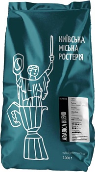 фото кофе київська міська ростерія arabica blend в зернах 1000 г