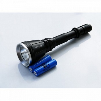 foto фонарь bailong аккумуляторный охотничий подствольный для охоты тактический с выносной кнопкой под ружье 2 аккумулятора 18650 чёрный (police-q2888-t6)