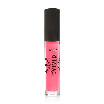 фото зволожувальний блиск для губ quiz cosmetics vivid full brilliant lipgloss 52 pink pop, 5 мл