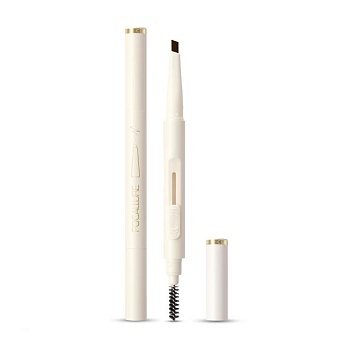 foto автоматичний олівець для брів focallure silky shaping brows pencil 01 black, 0.16 г