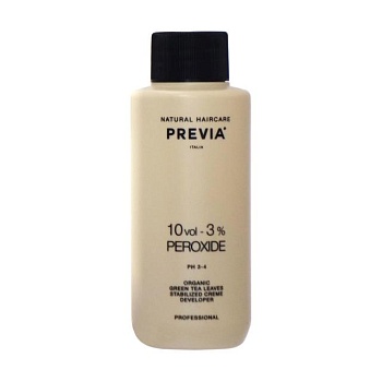 фото окислювач для волосся previa peroxide creme 3% (10 vol), 150 мл
