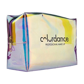 фото косметичка colordance holographic bag, 10*22*15 см