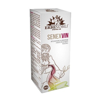 фото дієтична добавка в краплях erbenobili senexvin для підтримки селезінки та сечовивідних шляхів, 10 мл