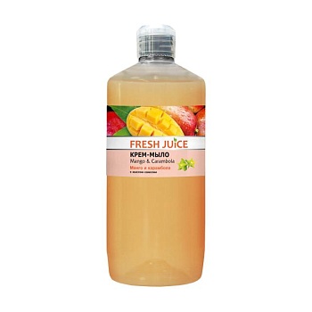 foto рідке крем-мило fresh juice манго і карамбола, з олією камелії, 1 л