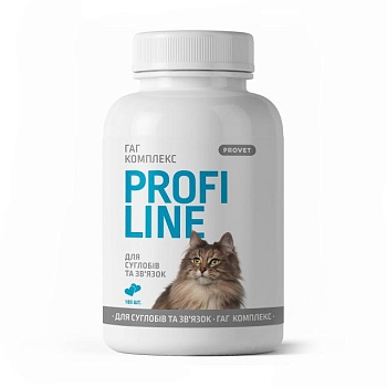 фото вітаміни для кішок в таблетках provet profiline гаг комплекс для суглобів та зв'язок, 180 шт