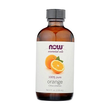 фото ефірна олія now foods essential oils 100% pure orange апельсина, 118 мл