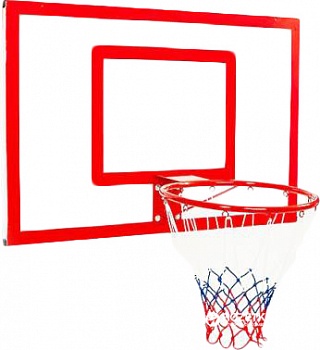 foto баскетбольный щит newt jordan с кольцом и сеткой 1000 х 670 мм (ne-mbas-2-400g)