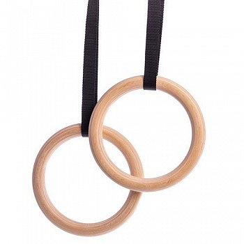 foto кольца гимнастические для кроссфита fi-6211 (fi-8211) fdso коричневый (56508014)