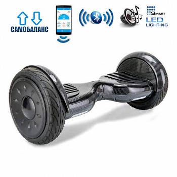 foto гироборд smart balance wheel u20 premium +autobalance +арр 10.5" черный карбон (4607689)