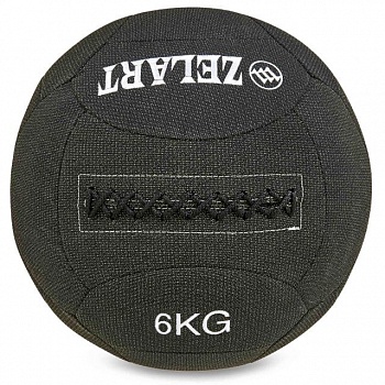 foto мяч медицинский (волбол) wall ball 6кг d-35см fi-7224-6