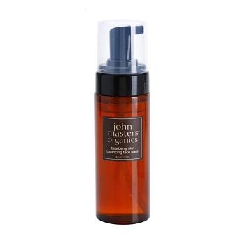 фото пінка для вмивання john masters organics bearberry oily skin balancing face wash для проблемної шкіри, 177 мл