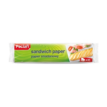 фото жиронепроникний папір для бутербродів paclan, 35 листів