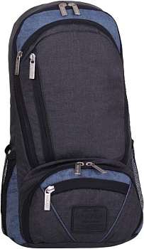 фото мужской рюкзак bagland granite черно-серый (7072175)