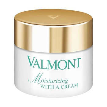 фото зволожувальний крем для обличчя valmont moisturizing with a cream, 50 мл