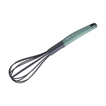 фото вінчик ardesto gemini з нейлону та сіро-зеленою пластиковою ручкою (ar2106pg)
