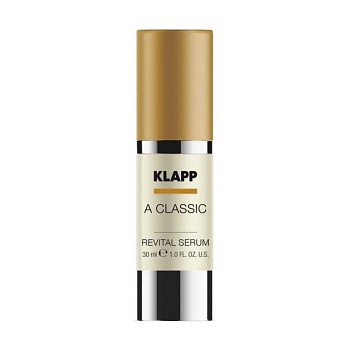 фото відновлювальна сироватка для обличчя klapp a classic revital serum, 30 мл