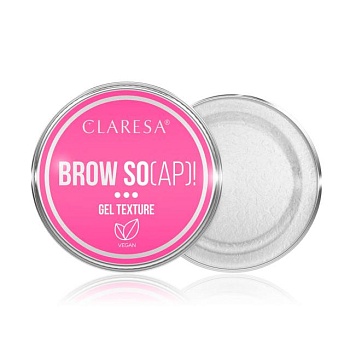 фото мило для укладання брів claresa brow so(ap)! gel texture, 30 мл