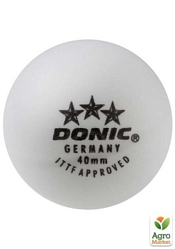 фото кулі для настільного тенісу donic 3 3шт білий skl83-281934