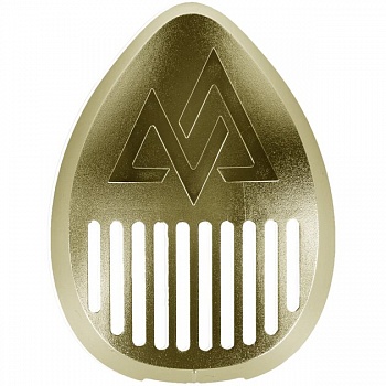 foto сменная фронтальная крышка для training mask 3.0 gold chrome cap