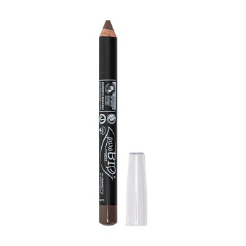 фото олівець-тіні для повік purobio cosmetics eye shadow pencil kingsize 14 brown, 2.3 г