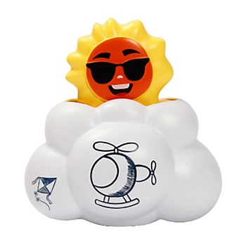 foto іграшка для купання lindo хмаринка-сонце, від 3 років (8366-50a)