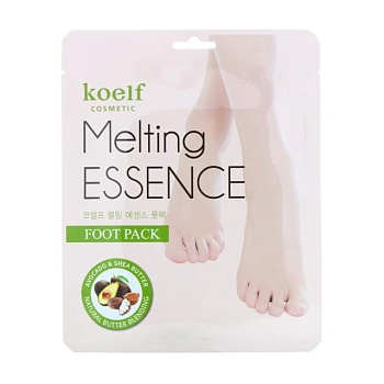 foto маска для ніг petitfee & koelf melting essence foot pack, 16 г