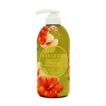 foto парфумований лосьйон для тіла jigott hibiscus perfume body lotion, 500 мл