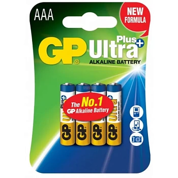 foto батарейка тип aaa gp ultra plus alkaline lr3/aaa (8506101100)