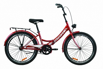 foto велосипед 24" formula smart 15" красный с фонарём 2020